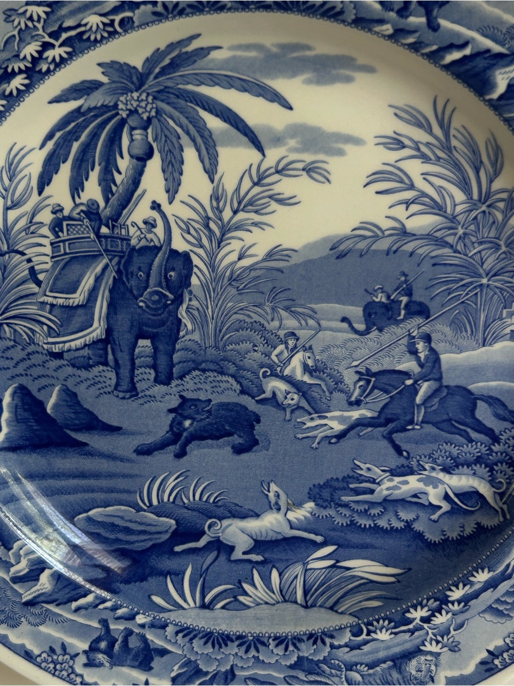 Spode Engravers’ Archive Collection Dinner Plate Indian Sporting Series - Picture 2 of 5
